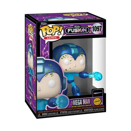 Funko Fusion Mega Man Funko Pop! (Chase & Common 2-Pack Bundle) Vinyl Figure #1097