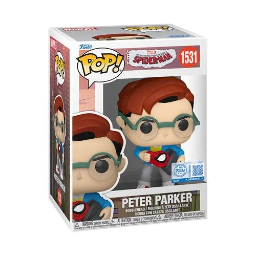 Your Friendly Neighborhood Spider-Man Peter Parker Funko Pop! Vinyl Figure #1531 - Entertainment Earth Exclusive