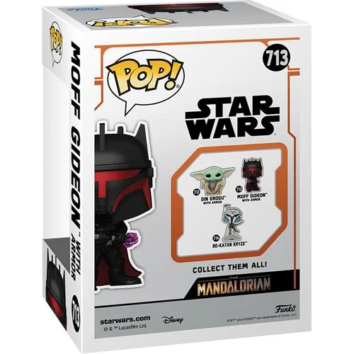 Star Wars: The Mandalorian Moff Gideon with Armor Funko Pop! Vinyl Figure #713