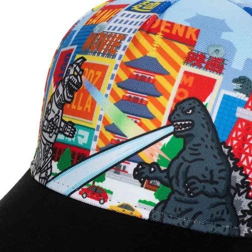 Godzilla All-Over Print Sublimated Hat