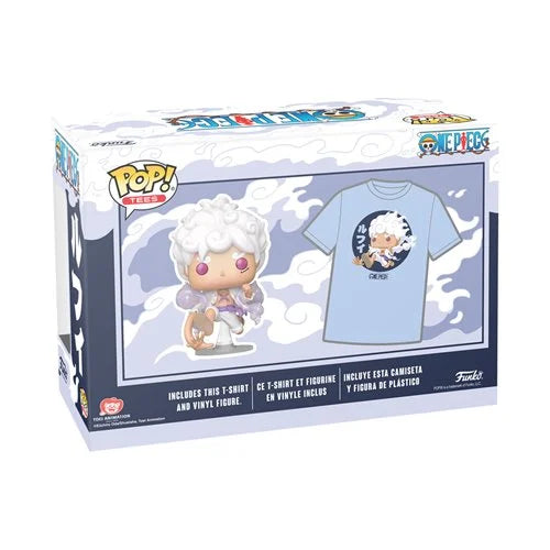 One Piece Luffy Fifth Gear Funko Pop! Vinyl Figure and Adult Pop! T-Shirt 2-Pack