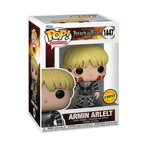 Attack on Titan Armin Arlelt Funko Pop! #1447 (Chase & Common Bundle)