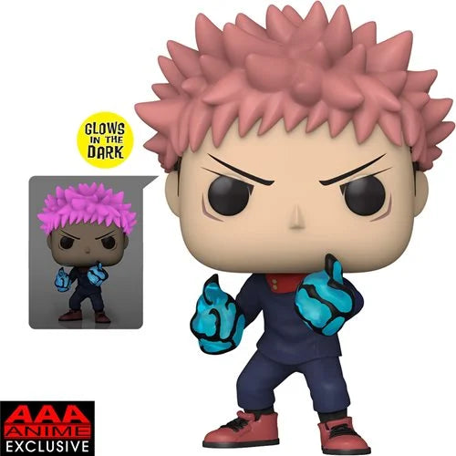 Jujutsu Kaisen Yuji Itadori Divergent Fist Glow-in-the Dark Funko Pop! Vinyl Figure #1376 - AAA Anime Exclusive