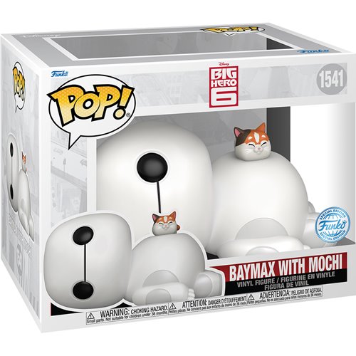 Big Hero 6 Baymax with Mochi Super 6-Inch Funko Pop! Vinyl Figure #1541 - Exclusive