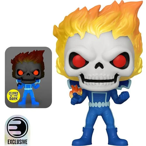 Marvel Strange Tales Ghost Rider Glow-in-the-Dark Funko Pop! Vinyl Figure #1559 - Entertainment Earth Exclusive