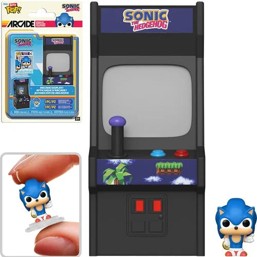 Sonic the Hedgehog Sonic with Ring Funko Bitty Pop! Arcade Cabinet