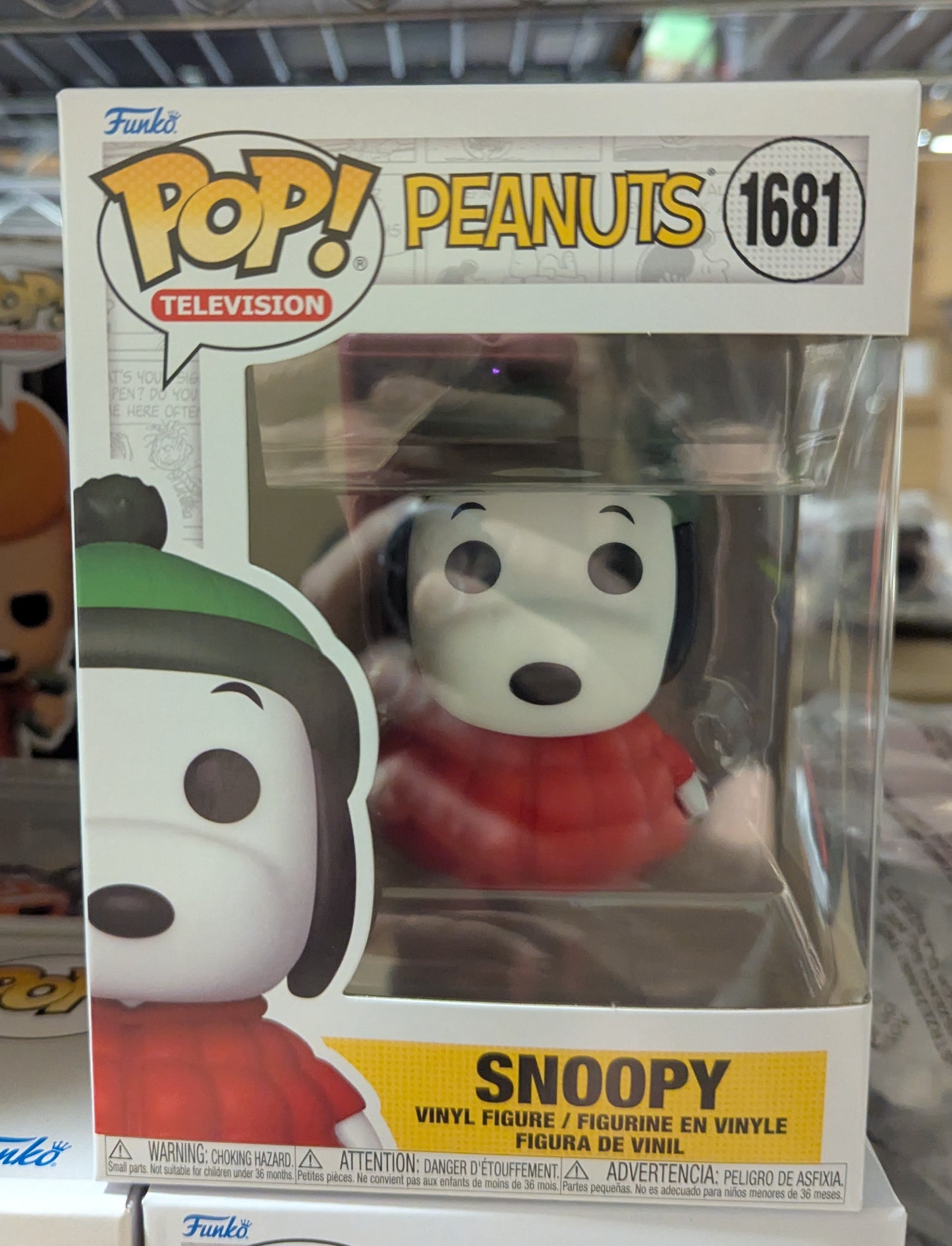 Peanuts Snoopy in Coat Funko Pop Vinyl Figure #1681 - Specialty Series