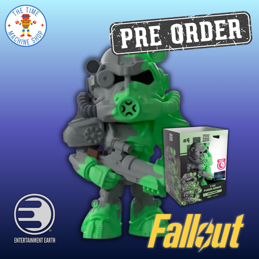 Fallout Collection T-60 Power Armor Radioactive Waste Glow-In-The-Dark Vinyl Figure #4 - Entertainment Earth Exclusive