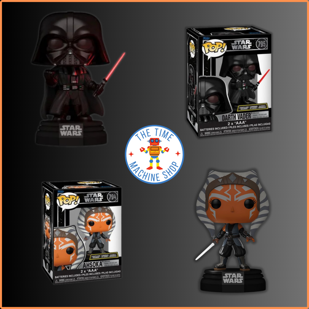 Star Wars SFX Funko Pop! 2-Pack – Darth Vader & Ahsoka Tano Collector Bundle