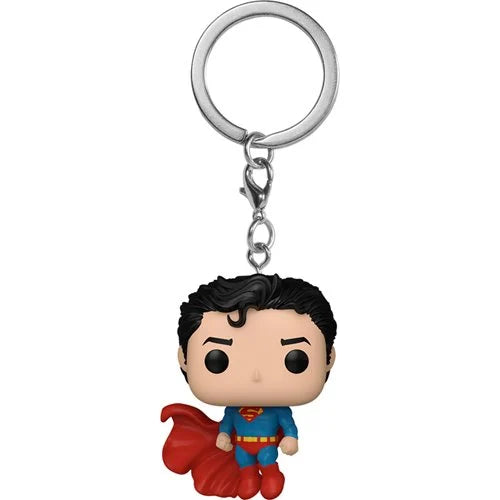 DC Comics New Classics Superman Funko Pop! Vinyl Figure #599 + Pocket Pop! Keychain Exclusive Bundle