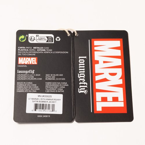 Marvel's 85th Anniversary Satin Bomber Jacket