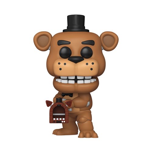 (Chase & Common 2-Pack Bundle) Funko Fusion Five Nights at Freddy's Freddy Fazbear with Pizza Launcher Funko Pop! Vinyl Figure #1096