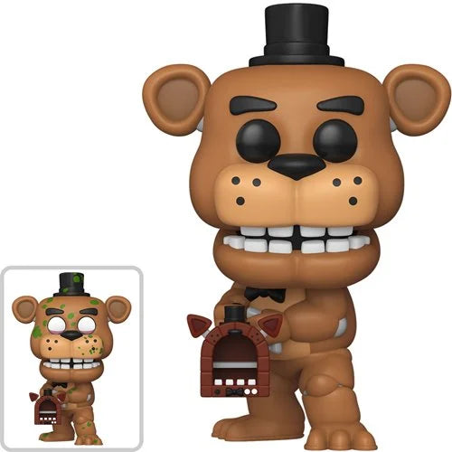 (Chase & Common 2-Pack Bundle) Funko Fusion Five Nights at Freddy's Freddy Fazbear with Pizza Launcher Funko Pop! Vinyl Figure #1096