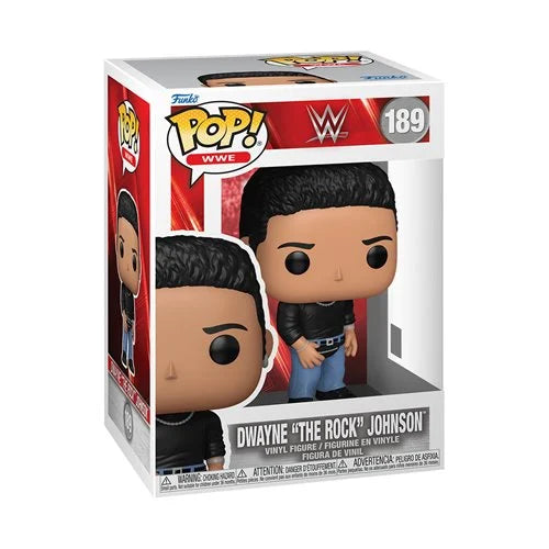 WWE Dwayne The Rock Johnson with Fanny Pack Funko Pop! Vinyl Figure #189