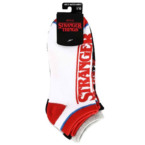 Stranger Things Mixed Icons Ankle Socks 5-Pack