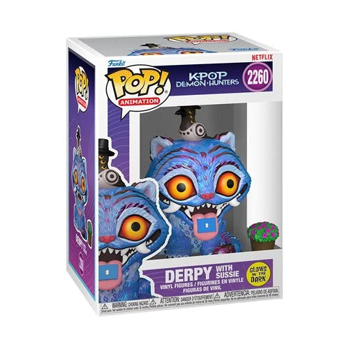KPop Demon Hunters Tiger with Bird Glow-in-the-Dark Funko Pop! Vinyl Figure #2260
