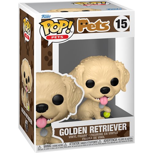Pop! Pets Golden Retriever Funko Pop! Vinyl Figure #15
