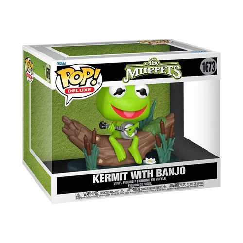 The Muppets Kermit with Banjo Deluxe Funko Pop! Vinyl Figure #1673: