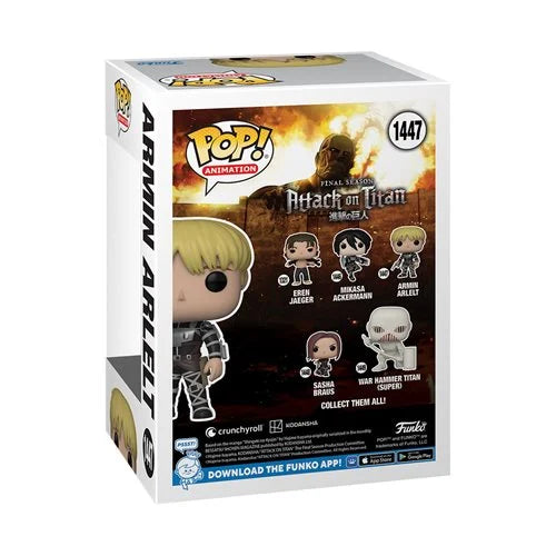 Attack on Titan Armin Arlelt Funko Pop! #1447 (Chase & Common Bundle)