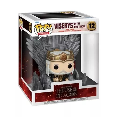 House of the Dragon Viserys on the Iron Throne Deluxe Funko Pop! #12