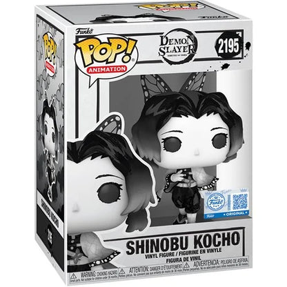 Demon Slayer Shinobu Kocho Sumi-Ink Funko Pop! Vinyl Figure #2195 - Entertainment Earth Exclusive