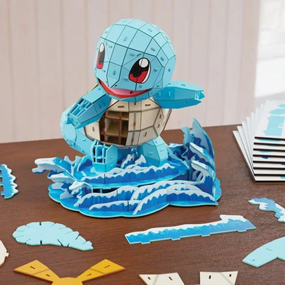 Pokemon 4D Build Squirtle 3D Puzzle Model Kit