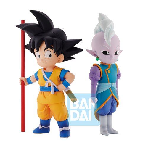Dragon Ball Daima Son Goku Mini and Kai Mini Masterlise Ichibansho Statue
