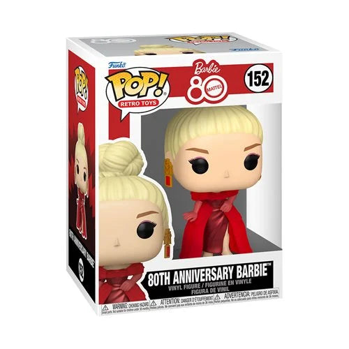 Retro Toys Mattel 80th Anniversary Barbie Funko Pop! Vinyl Figure #152