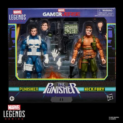 Punisher Marvel Legends Gamerverse Punisher and Nick Fury 6-Inch Figures