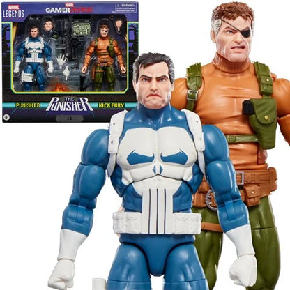 Punisher Marvel Legends Gamerverse Punisher and Nick Fury 6-Inch Figures