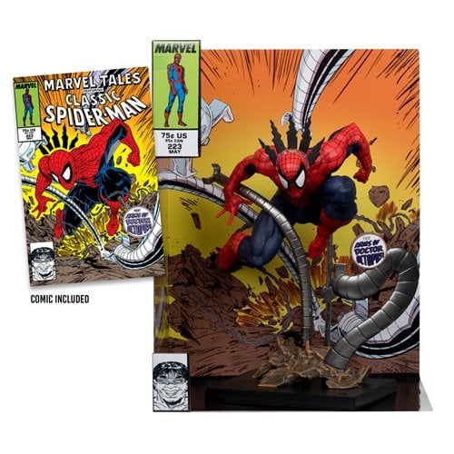 The Marvel Collection 1:6 Scale Posed Figure with Scene and Comic Case - Spider-Man (Marvel Tales #223)