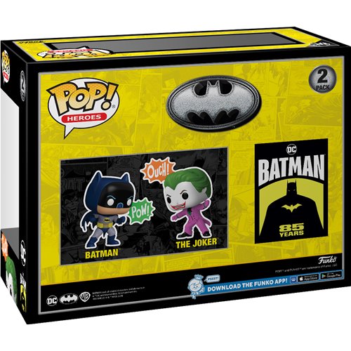 Batman 85th Anniversary Batman &amp; The Joker Funko Pop! Vinyl Figure 2-Pack - Exclusive