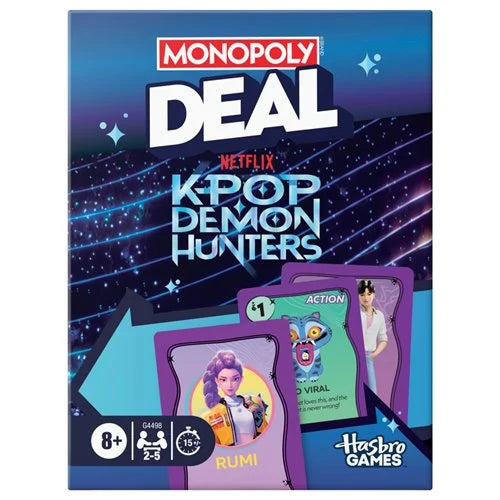 KPop Demon Hunters Monopoly Deal Card Game