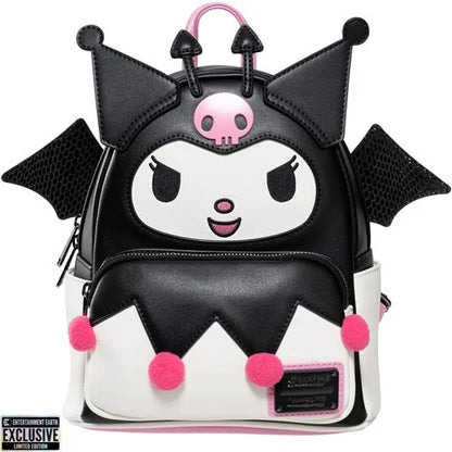 Sanrio Kuromi Devilish Winged Mini-Backpack - Entertainment Earth Exclusive