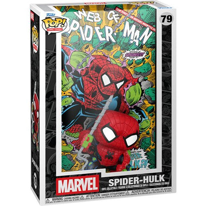 Marvel Web of Spider-Man #70 Spider-Hulk Funko Pop! Comic Cover Figure #79 with Case