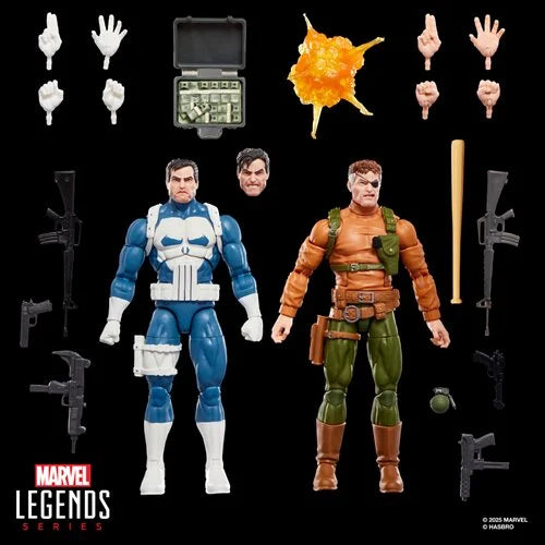 Punisher Marvel Legends Gamerverse Punisher and Nick Fury 6-Inch Figures
