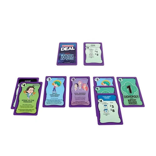 KPop Demon Hunters Monopoly Deal Card Game