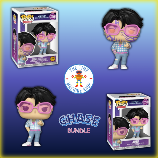 (Chase + Common 2-Pack Bundle) KPop Demon Hunters Jinu Funko Pop! Vinyl Figure #2259