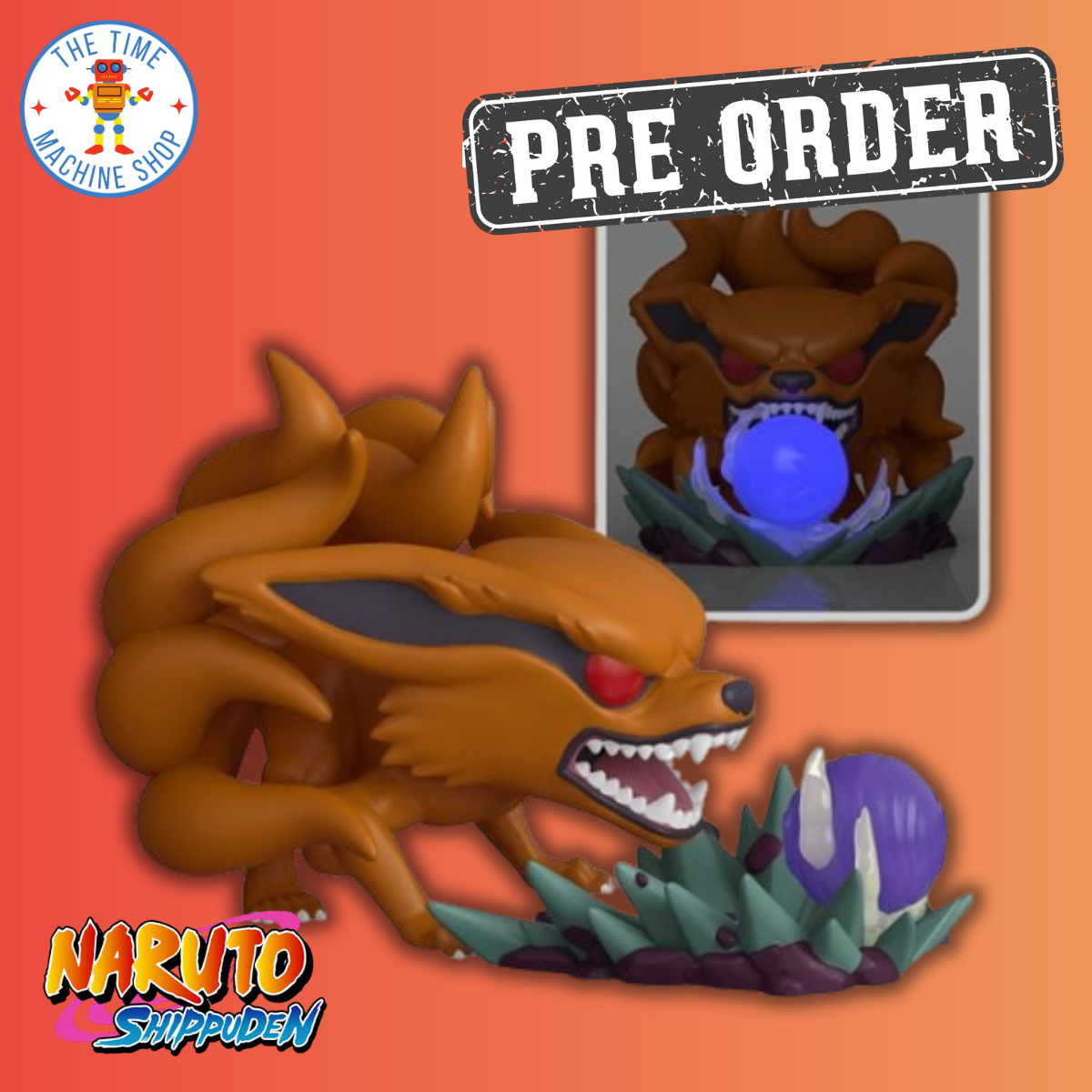 Naruto: Shippuden Kurama Glow-in-the-Dark Deluxe Funko Pop! #2118