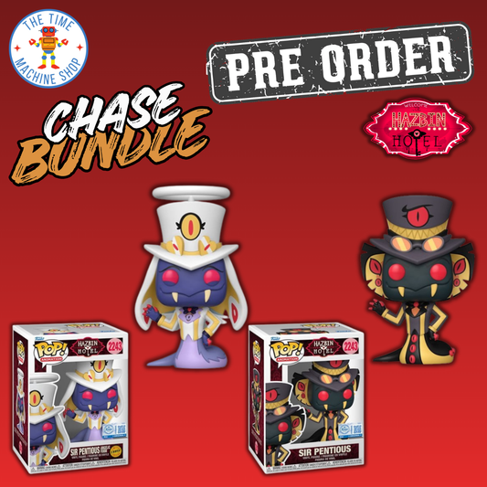 (Chase + Common) 2-Pack Hazbin Hotel Sir Pentious Funko Pop! #2243 - Specialty