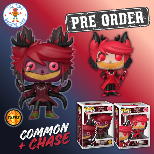 (Chase + Common) 2-Pack Hazbin Hotel Alastor Funko Pop! Vinyl Figure #2242