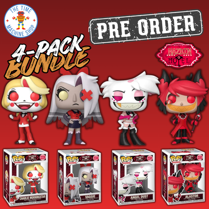 Hazbin Hotel Funko Pop! (4-PACK BUNDLE)