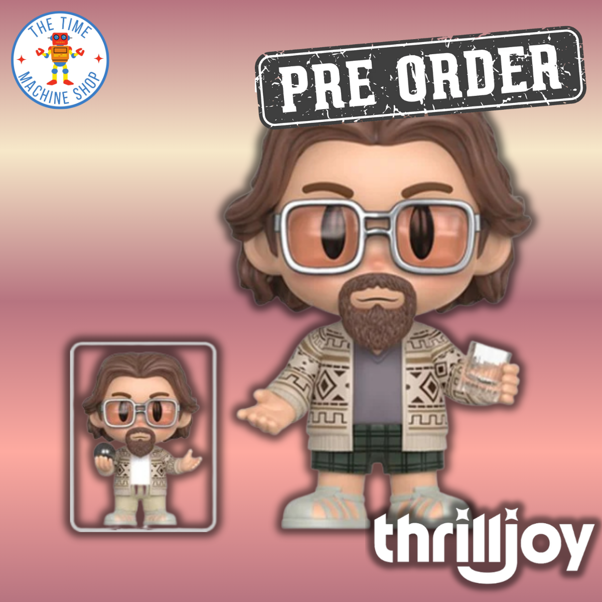 ThrillJoy The Big Lebowski The Dude Pix! Vinyl Figure