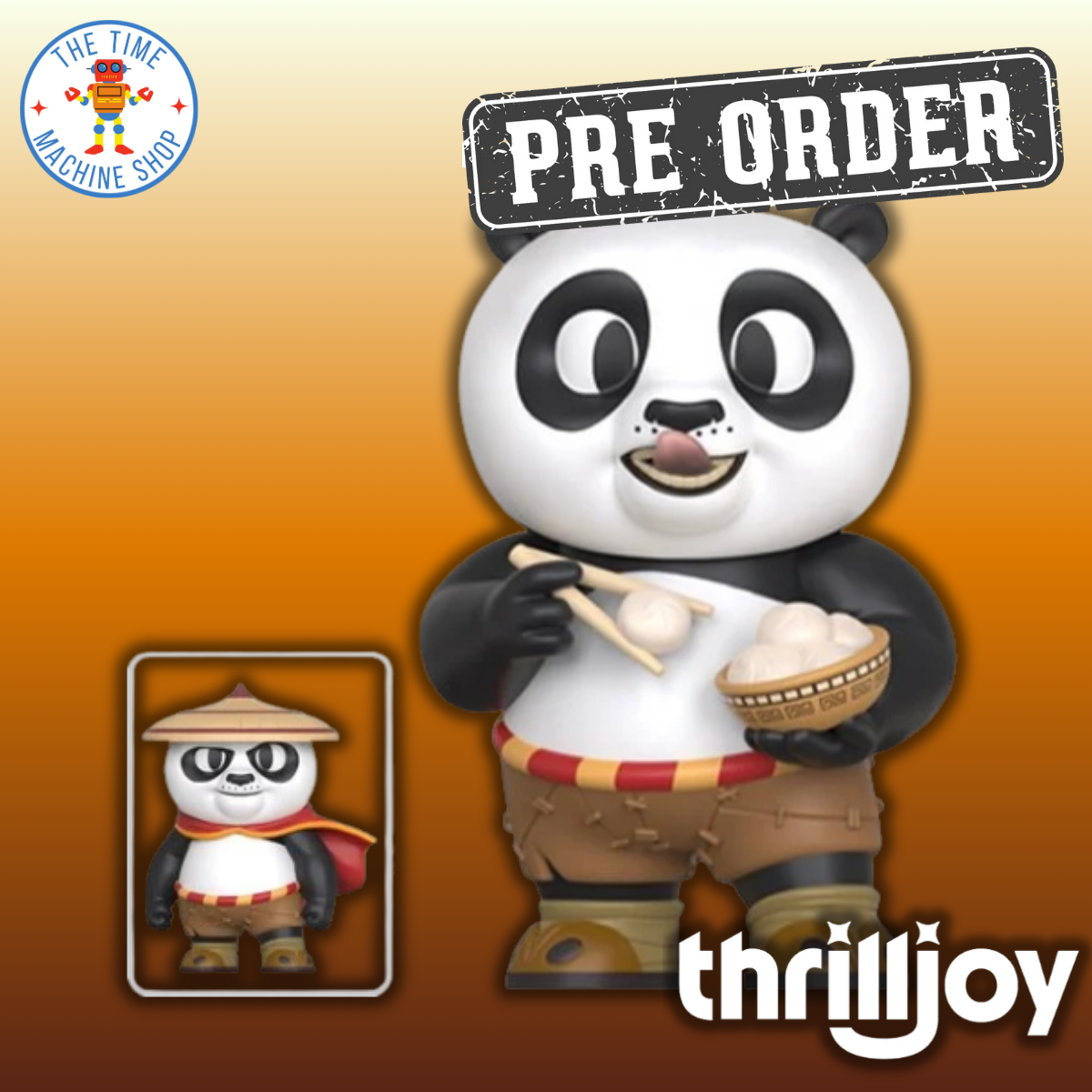ThrillJoy Kung Fu Panda Po with Dumplings Pix! Vinyl Figure