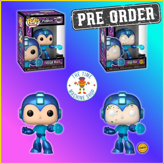 Funko Fusion Mega Man Funko Pop! (Chase & Common 2-Pack Bundle) Vinyl Figure #1097