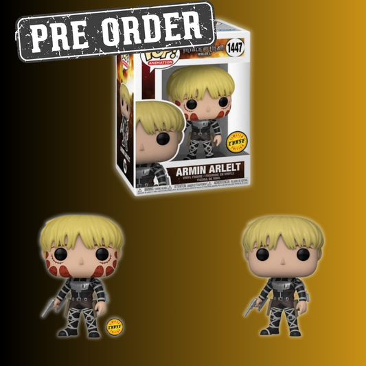 Attack on Titan Armin Arlelt Funko Pop! #1447 (Chase & Common Bundle)