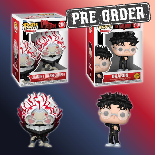 Dandadan Okarun (Transformed) Funko Pop! Vinyl Figure #2100 (Common + Chase Bundle)