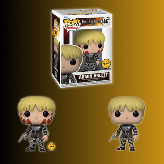 Attack on Titan Armin Arlelt Funko Pop! #1447 (Chase & Common Bundle)