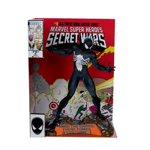 Marvel Spider Man Marvel Super Heroes Secret Wars #8 1:6 Scale Posed Figure with Scene and Comic