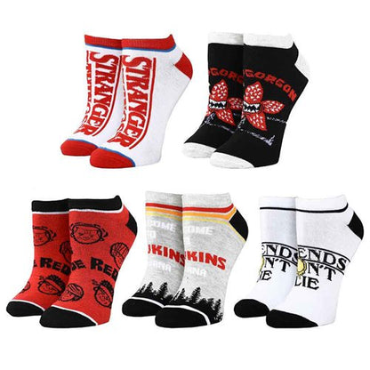 Stranger Things Mixed Icons Ankle Socks 5-Pack